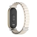 For Xiaomi Mi Band 8 Mijobs GT4 Nylon Breathable Watch Band(Grey Silver)