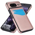 For Google Pixel 8 Litchi Leather Skin Card Slots Phone Case(Rose Gold)