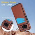 For Google Pixel 8 Litchi Leather Skin Card Slots Phone Case(Brown)