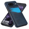 For Google Pixel 8 Pro Litchi Leather Skin Card Slots Phone Case(Blue)