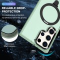 For Samsung Galaxy S24 Ultra MagSafe Holder Skin-feel PC Hybrid TPU Phone Case(Light Green)