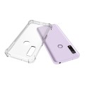 for Fujitsu Arrows WE F-51B Shockproof Non-slip Thickening TPU Phone Case(Transparent)