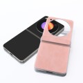 For ZTE nubia Flip/Libero Flip PU Leather Black Edge Phone Case(Pink)
