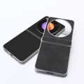 For ZTE nubia Flip/Libero Flip PU Leather Black Edge Phone Case(Black)