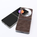 For ZTE nubia Flip/Libero Flip PU Leather Black Edge Phone Case(Coffee)