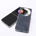 For ZTE nubia Flip/Libero Flip PU Leather Black Edge Phone Case(Blue)