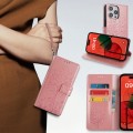 For Blackview A52 Tree & Deer Embossed Leather Phone Case(Pink)