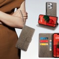 For Motorola Edge 40 5G Tree & Deer Embossed Leather Phone Case(Grey)