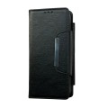 For iPhone 15 Pro Max Multifunctional 7-Card Wallet Leather Phone Case(Black)