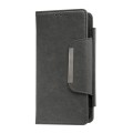 For iPhone 13 Pro Multifunctional 7-Card Wallet Leather Phone Case(Grey)