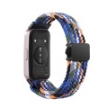 For Huawei Band 9 / 8 Magnetic Buckle Nylon Braid Watch Band(Denim)