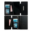 For Samsung Galaxy A13 4G Multifunctional 7-Card Wallet Leather Phone Case(Black)