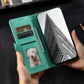 For Xiaomi Poco C65 Simple 6-Card Wallet Leather Phone Case(Green)
