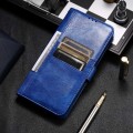 For Xiaomi Redmi Note 12 4G Simple 6-Card Wallet Leather Phone Case(Blue)