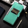 For Xiaomi Redmi Note 12 5G Simple 6-Card Wallet Leather Phone Case(Green)