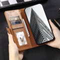 For Xiaomi Poco X5 Simple 6-Card Wallet Leather Phone Case(Brown)