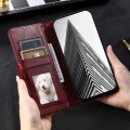 For Xiaomi 14 Simple 6-Card Wallet Leather Phone Case(Wine Red)