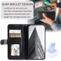 For Motorola Moto G14 Simple 6-Card Wallet Leather Phone Case(Black)