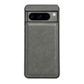 For Google Pixel 6a Cowhide Texture Back Cover Phone Case(Grey)