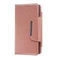For Google Pixel 9 Pro Multifunctional 7-Card Wallet Leather Phone Case(Rose Gold)