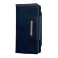 For Google Pixel 8 Pro Multifunctional 7-Card Wallet Leather Phone Case(Royal Blue)