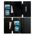 For Google Pixel 8 Multifunctional 7-Card Wallet Leather Phone Case(Black)