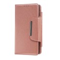 For Google Pixel 6 Pro Multifunctional 7-Card Wallet Leather Phone Case(Rose Gold)