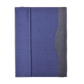 For Lenovo ThinkPad X1 Carbon 14 Gen 6 Cloth Texture Laptop Leather Protective Case(Deep Blue)