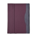For Lenovo ThinkPad X1 Carbon Gen 7 Cloth Texture Laptop Leather Protective Case(Wine Red)