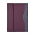 For Lenovo ThinkPad X1 Yoga Gen 6 Cloth Texture Laptop Leather Protective Case(Wine Red)