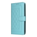 For Realme 11 5G Diamond Lattice Leather Flip Phone Case(Mint Green)