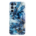 For Samsung Galaxy S24 Ultra 5G IMD Marble Pattern TPU Phone Case(Grey)