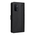 For OPPO A54 5G / A74 5G Diamond Lattice Leather Flip Phone Case(Black)