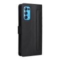 For OPPO Reno5 5G / Find X3 Lite Diamond Lattice Leather Flip Phone Case(Black)