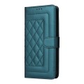 For OPPO Reno5 5G / Find X3 Lite Diamond Lattice Leather Flip Phone Case(Green)