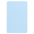 For iPad Pro 13 2024 Three-fold Holder Flip Tablet Leather Case(Sky Blue)