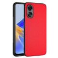 For OPPO A17 Global R20 Leather Pattern Phone Single Case(Red)