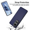 For OPPO Reno10/Reno10 Pro 5G Global R20 Leather Pattern Phone Single Case(Blue)