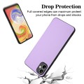 For Samsung Galaxy A05 4G Global R20 Leather Pattern Phone Single Case(Purple)