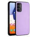 For Samsung Galaxy A24 4G R20 Leather Pattern Phone Single Case(Purple)