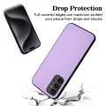 For Samsung Galaxy A24 4G R20 Leather Pattern Phone Single Case(Purple)