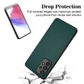For Samsung Galaxy A53 5G R20 Leather Pattern Phone Single Case(Green)