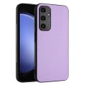 For Samsung Galaxy A55 5G R20 Leather Pattern Phone Single Case(Purple)