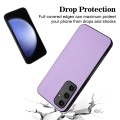 For Samsung Galaxy A55 5G R20 Leather Pattern Phone Single Case(Purple)