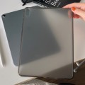 For iPad Air 11 2024 / Air 2022 10.9 Skin-feeling Crystal Clear Acrylic Tablet Case(Black)
