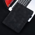 For Lenovo Tab M11/Xiaoxin Pad 11 2024 Lily Embossed Leather Tablet Case(Black)