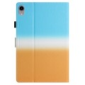 For iPad Pro 11 2024 Stitching Gradient Smart Leather Tablet Case(Blue Orange)