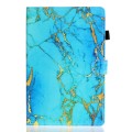 For iPad Pro 11 2024 Coloured Drawing Stitching Smart Leather Tablet Case(Gold Plated Marble)