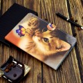 For iPad Pro 11 2024 Painted Stitching Smart Leather Tablet Case(Butterfly Cat)