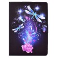 For iPad Pro 11 2024 Voltage Colored Drawing Smart Leather Tablet Case(Butterfly)